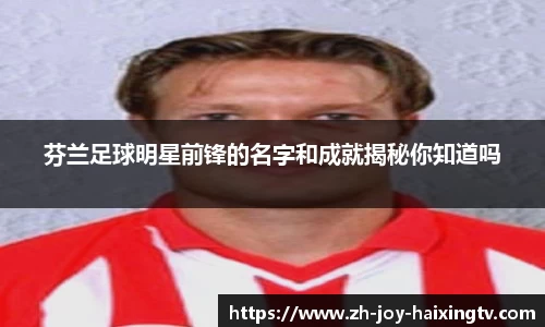 芬兰足球明星前锋的名字和成就揭秘你知道吗